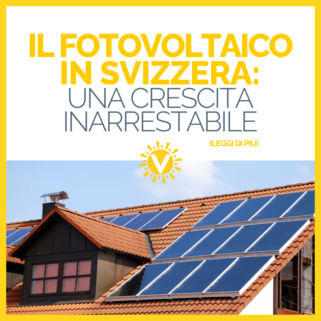 Il fotovoltaico in Ticino, una crescita inarrestabile