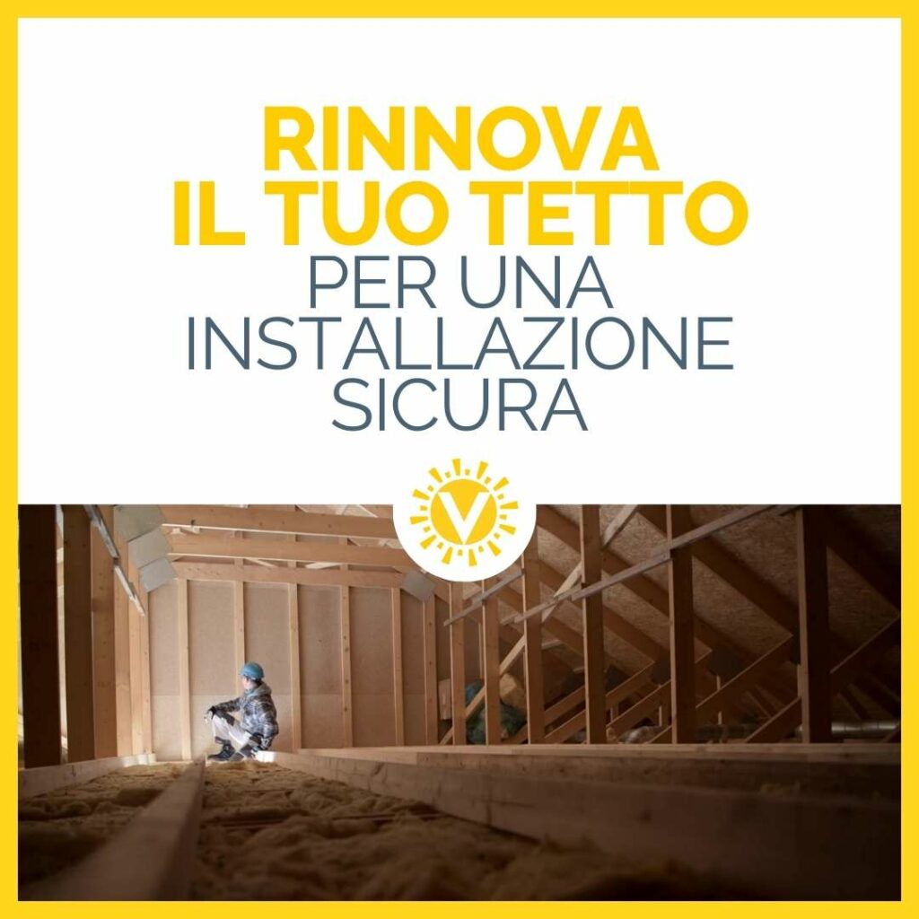rinnova il tuo tetto VOLTA Energie Rinnovabili SA