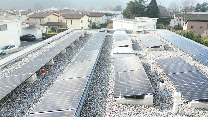 impianto fotovoltaico camorino Ticino volta energie rinnovabili
