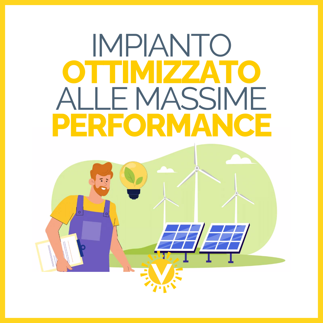 impianto fotovoltaico ottimizzato
